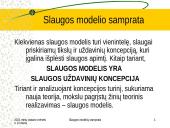 Slaugos modelių samprata 13 puslapis