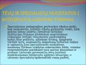 Specialiųjų poreikių vaikų integracijos problemos 13 puslapis