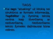 TagEditor redagavimo aplinka 8 puslapis