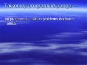 Taikomoji programinė kompiuterio įranga 2 puslapis