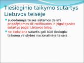 Tarptautinių sutarčių vieta nacionalinės teisės sistemose 16 puslapis