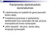 Teisėkūros proceso stadijos ir taisyklės Lietuvos parlamente 11 puslapis