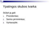 Teisėkūros proceso stadijos ir taisyklės Lietuvos parlamente 18 puslapis