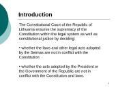 The competence of Lithuanian Constitutional court 2 puslapis