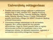 Universitetų reitingavimas 5 puslapis