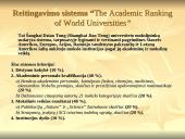 Universitetų reitingavimas 6 puslapis