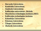 Universitetų reitingavimas 10 puslapis