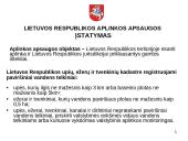 Vandens talpyklų apibūdinimas 8 puslapis