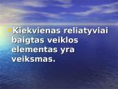 Veiklos apibūdinimas. Žmogaus aktyvumas 5 puslapis