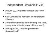 What happened in Lithuania from 1940-2000 years 8 puslapis