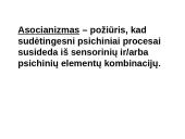 XIX amžiaus asociacinė psichologija 2 puslapis