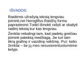 Ženklai ir abėcėlės 9 puslapis