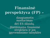 2007-2013 metų Europos Sąjungos (ES) finansinė perspektyva 2 puslapis