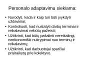 Darbuotojo adaptacijos proceso sudedamosios dalys  14 puslapis