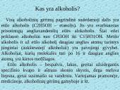 Alkoholio toksinis poveikis organizmui 3 puslapis