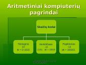 Aritmetiniai ir loginiai kompiuterių veikimo pagrindai 6 puslapis