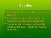 Aritmetiniai ir loginiai kompiuterių veikimo pagrindai 10 puslapis