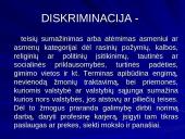 Atskirų gyventojų sluoksnių diskriminacija ir skurdas 3 puslapis