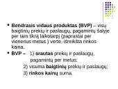 Bendrasis vidaus produktas (Gross domestic product) 2 puslapis