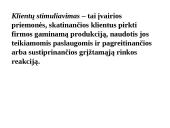 Bendravimo su klientais analizė 12 puslapis