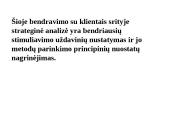Bendravimo su klientais analizė 16 puslapis