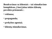 Bendravimo su klientais analizė 4 puslapis