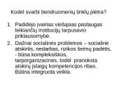 Bendruomenių tinklo kūrimas 11 puslapis