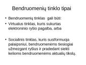 Bendruomenių tinklo kūrimas 14 puslapis