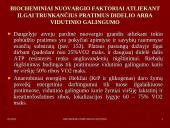 Biocheminiai nuovargio  faktoriai 17 puslapis