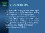 BIOS įvesties/išvesties sistema 5 puslapis