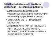 Biudžeto deficito ir valstybės skolos balansavimas 3 puslapis