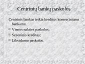 Centrinio banko ypatumai ir funkcijos 7 puslapis