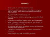 Dantė "Dieviškoji komedija" - pagrindinės kūrinio nagrinėjamos temos 11 puslapis