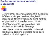 Darbo su personalu aplinka bei metodai 3 puslapis