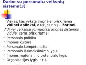 Darbo su personalu aplinka bei metodai 4 puslapis