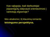 Darbuotojo orientacija į vartotoją 9 puslapis