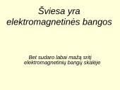 Šviesa ir elektromagnetinių bangų skalė 2 puslapis