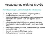Elektros srovės poveikis organizmui 17 puslapis