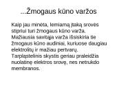 Elektros srovės poveikis organizmui 9 puslapis