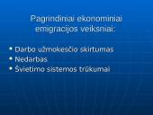 Emigracijos įtaka Lietuvos ekonomikai 5 puslapis