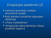 Emigracijos įtaka Lietuvos ekonomikai 7 puslapis