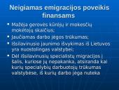 Emigracijos įtaka Lietuvos ekonomikai 8 puslapis