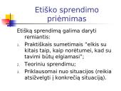 Etiškas sprendimo priėmimas 12 puslapis