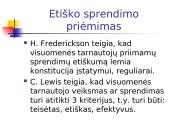 Etiškas sprendimo priėmimas 13 puslapis