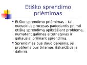 Etiškas sprendimo priėmimas 14 puslapis
