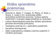 Etiškas sprendimo priėmimas 15 puslapis