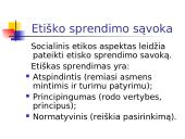 Etiškas sprendimo priėmimas 4 puslapis