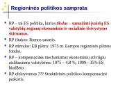 Europos Sąjungos (ES) regioninė politika. Parama regionų vystymui. Lietuvos pavyzdys 3 puslapis