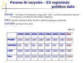 Europos Sąjungos (ES) regioninė politika. Parama regionų vystymui. Lietuvos pavyzdys 5 puslapis