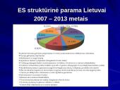 Europos Sąjungos (ES) struktūriniai fondai - Lietuva 19 puslapis